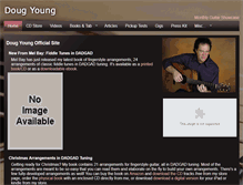 Tablet Screenshot of dougyoungguitar.com